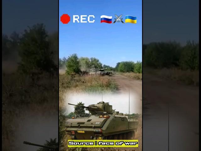 Rusia vs Ukraina ,Russian Tankers squeezed out the YPR-765Dutch Infantry fighting vehicle as trophy