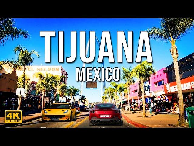 Tijuana, Mexico | Baja California | Driving Downtown [4K]