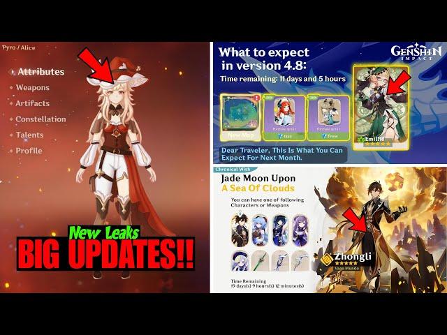 UPDATED!! Everything About Version 4.8, Alice Is PLAYABLE, NEW SKIN, 4.8 BANNERS - Genshin Impact