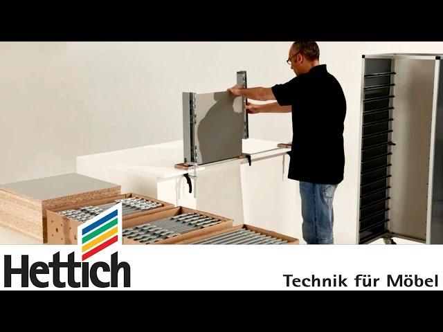 ArciFit 100: Assembly aid for ArciTech drawers made by Hettich