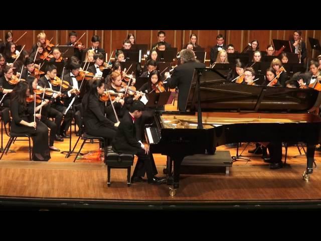 Andrew Li plays Grieg Concerto with NEC Youth Symphony