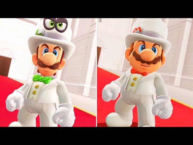 Super Luigi Odyssey vs Super Mario Odyssey Splitscreen Race - Moon Kingdom (Final)