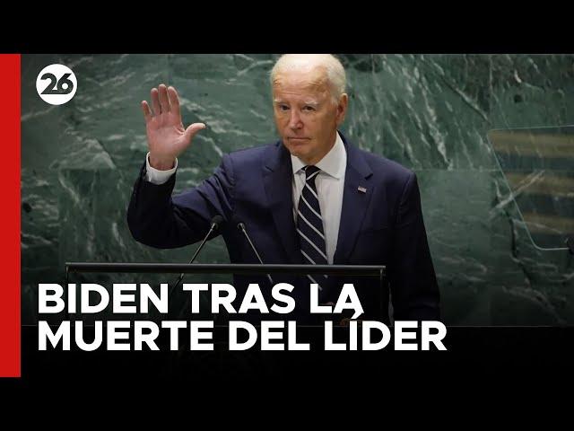 EEUU | El mensaje de BIDEN tras la MUERTE de líder de HEZBOLÁ