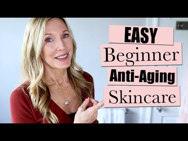 EASY 3-Step Anti-Aging Skincare Routine! For Mature Skin, Beginners, Over 50!