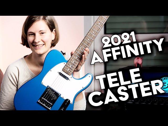 Squier Affinity Telecaster 2021 Review in Lake Placid Blue!