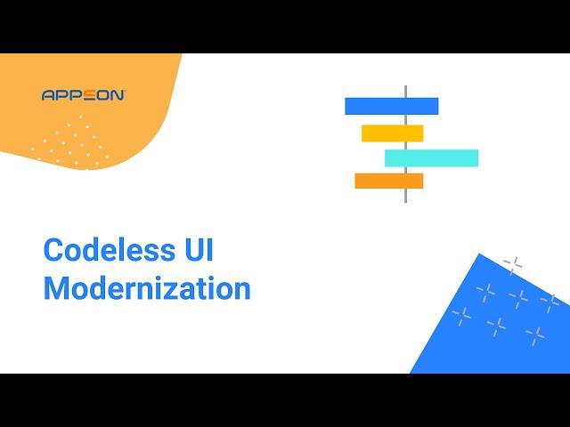Codeless UI Modernization