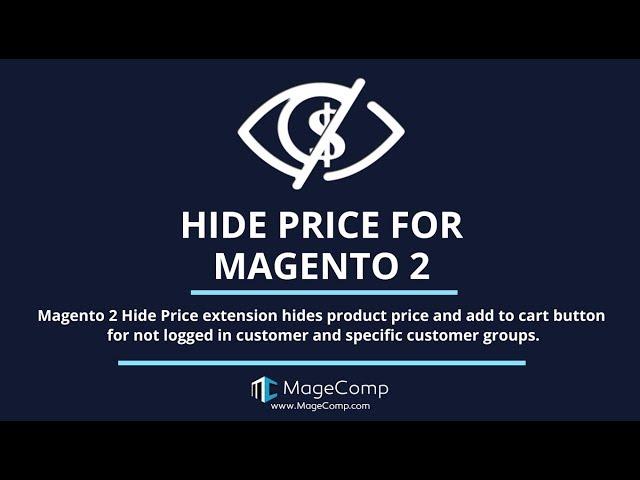 Magento 2 Hide Price