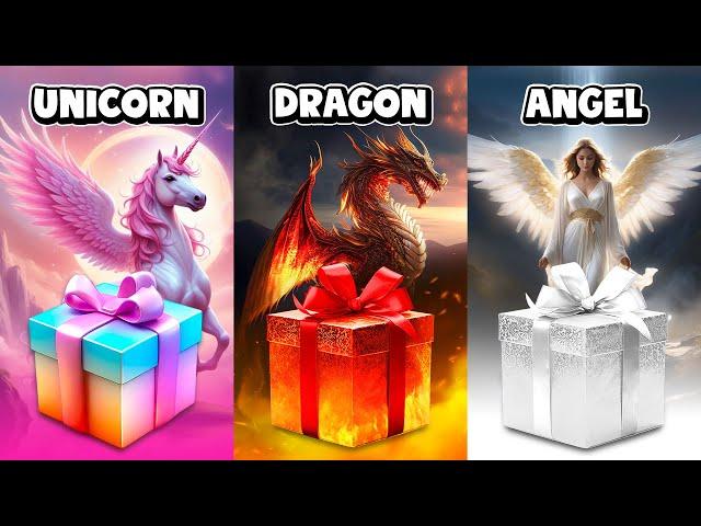 Choose Your Gift!  Unicorn, Dragon or Angel 