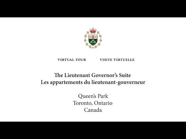 Virtual Tour of the Lieutenant Governor's Suite