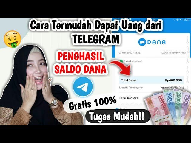 Cara Dapat Uang dari Telegram || Aplikasi Penghasil Uang Terbaru 2021