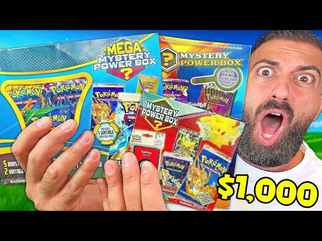 I Opened The World's OLDEST $1,000 Pokemon Mystery Boxes!