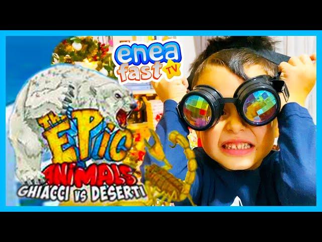 UNBOXING 5 BUSTINE THE EPIC ANIMALS GIACCI VS DESERTI, BARNABA CONTINUA A NASCONDERE I NOSTRI AMICI