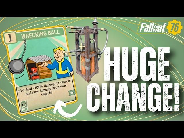 CAMP BUILDING JUST GOT EASIER with this CHANGE to an ESSENTIAL Fallout 76 building TECHNIQUE! [PTS]