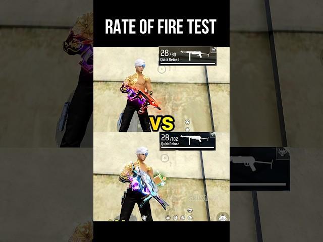 Rate Of Fire Test  Cobra Mp40 VS Chromasonic Evo Mp40 #freefire #srikantaff #shorts