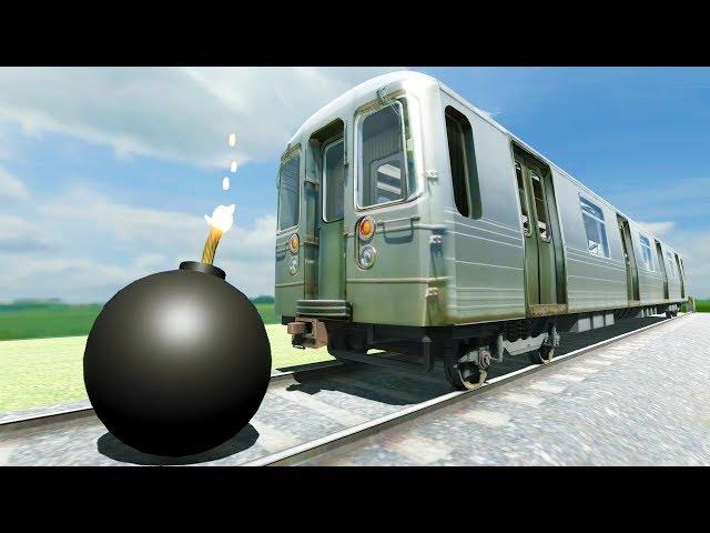 Speeding Train Gets Bombed - Disassembly 3D New Update Gameplay