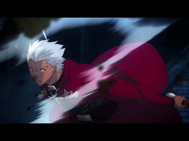 Ufotable establishing animation dominance in 12 seconds. [Fate/stay night: Unlimited Blade Works]