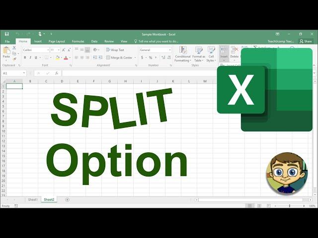 Excel Tutorial - Using the Split Option to See Your Data