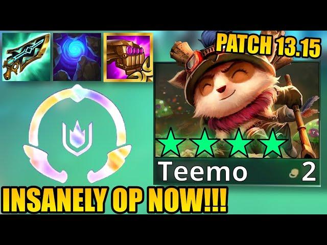 *NEW* BUFFED TEEMO IS A FREE WIN!!! | Teamfight Tactics Set 9