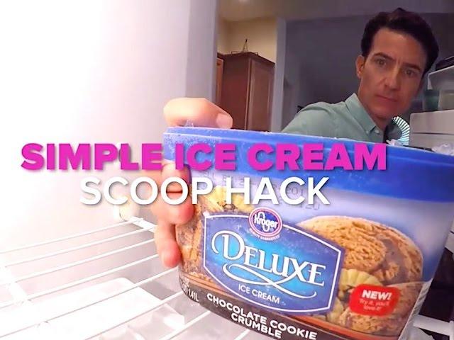 The Ultimate Ice Cream Scoop Hack