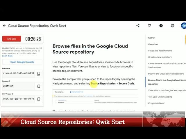 Cloud Source Repositories: Qwik Start