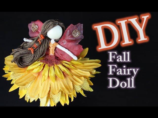 DIY Fall Fairy Doll with Fairy Wings