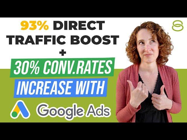  Achieving 93% Direct Traffic Boost & 30% Conversion Rate Increase with Google Ads