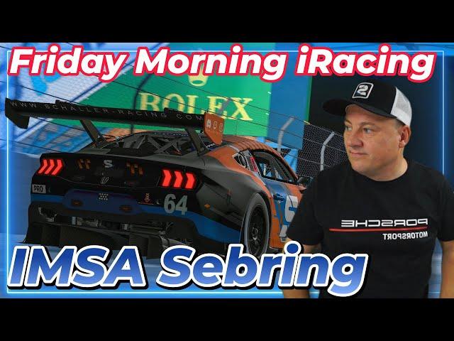 iRacing Multiclass IMSA in Sebring - open and Fixed!