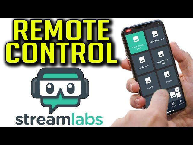 Streamlabs OBS Remote App! Control your live streams from your phone for free!