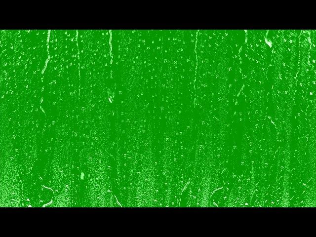 4k Rain Falling Green Screen Water Drops On Screen Effects with Download Link