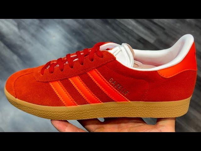 Adidas Gazelle Red Solar Orange Shoes