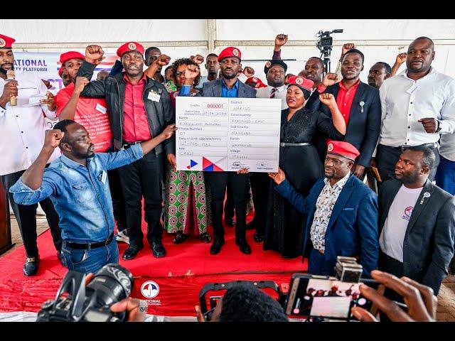 Launching a nationwide membership registration drive by President Kyagulanyi Robert Ssentamu.