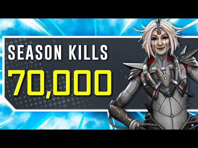 World Record 70,000 Kills in ONE SEASON!