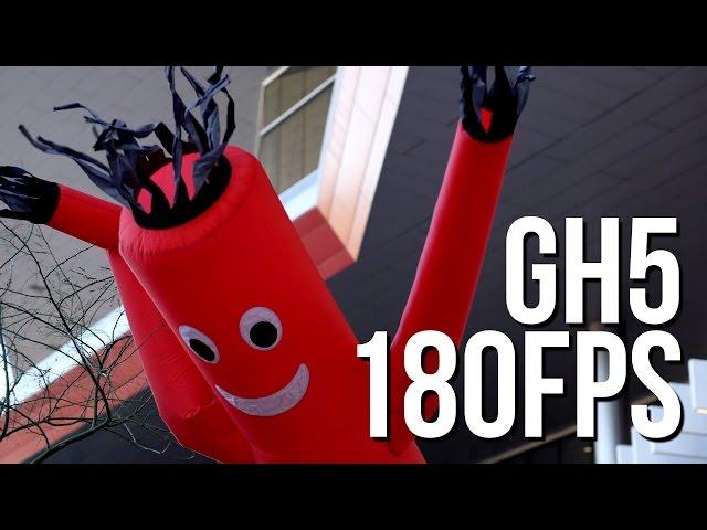 180fps slow motion on the Panasonic GH5