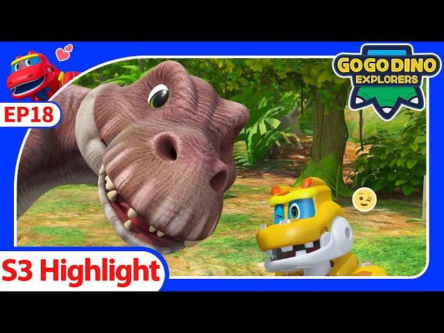 Tyrannosaurus Family【GOGODINO Dinosaur Adventure】E18 | T-Rex | Kids Cartoon | Toys | Robot | GOGO