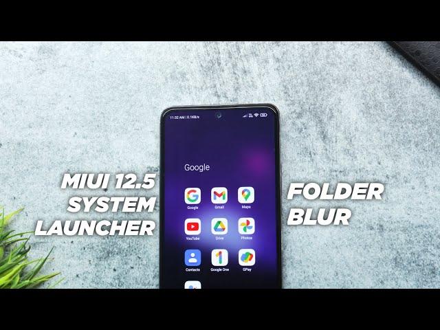 ENABLE MIUI 12.5 System Launcher Folder Blur On MIUI 12 | New Miui 13 Feature On Redmi Device