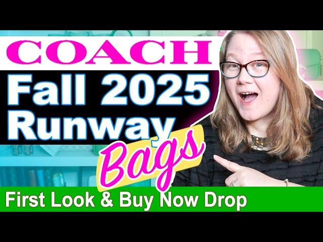 COACH Fall 2025 Runway Bags: First Look, Thoughts, & Buy Now Bags || Autumn Beckman