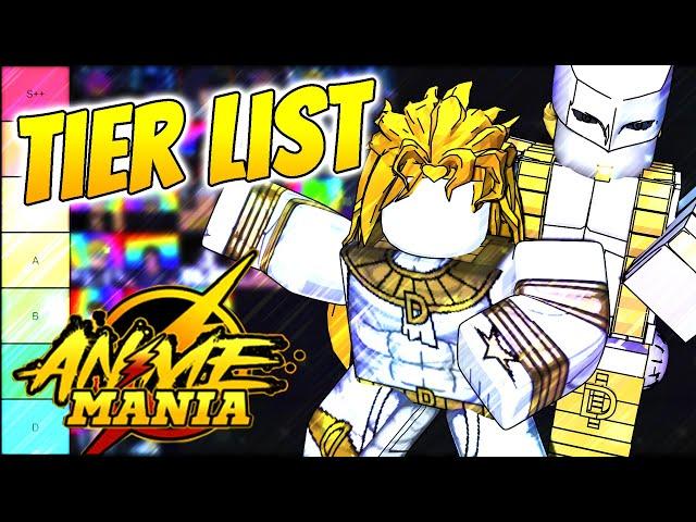 [EXCLUSIVE CODE] Updated JoJo Anime Mania Tier List Legendary and Mythical Units!