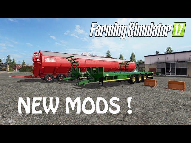 NEW INSANE MODS AGAIN in Farming Simulator 2017 | BIGGEST WAGON EVER | PS4 | Xbox One