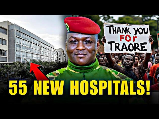 Captain Ibrahim Traoré Shakes Africa Again, Unveiling 55 New Modern Hospitals!