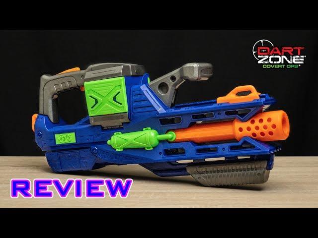 [REVIEW] Dart Zone Destructor | Fully Automatic HOPPER Fed Blaster!