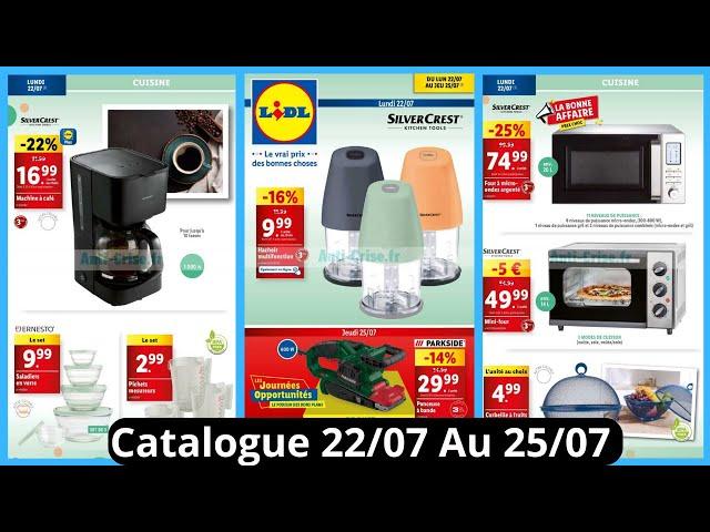 Lidl Catalogue De La Semaine Prochaine Arrivage Lidl Catalogue Lidl 22/07 Au 25/07