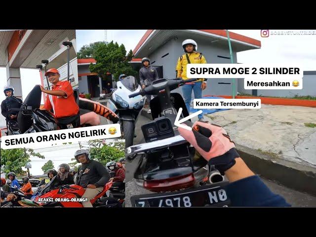 LUCU ! REAKSI ORANG DENGER SUARA SUPRA MOGE - JADI PUSAT PERHATIAN