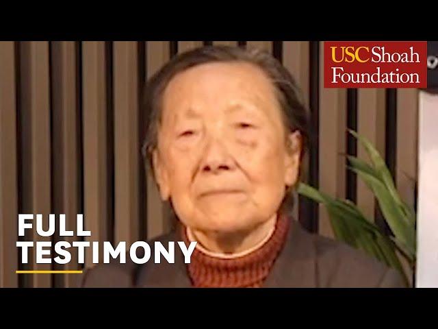 1937 Nanjing Massacre Survivor, Xia Shuqin | Full Testimony | USC Shoah Foundation