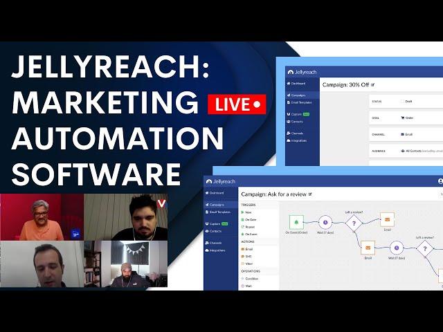 JellyReach Event: Marketing Automation Software with Nadim and Jasmin