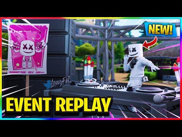 *NEW* FORTNITE MARSHMELLO EVENT/CONCERT FULL REPLAY (Cinematic)