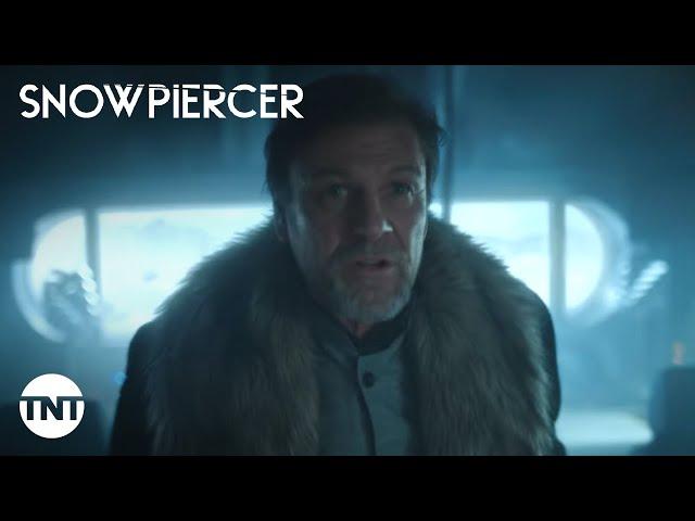 Snowpiercer: Wilford (Sean Bean) Runs Snowpiercer Without Layton - Season 3, Episode 1 [CLIP] | TNT