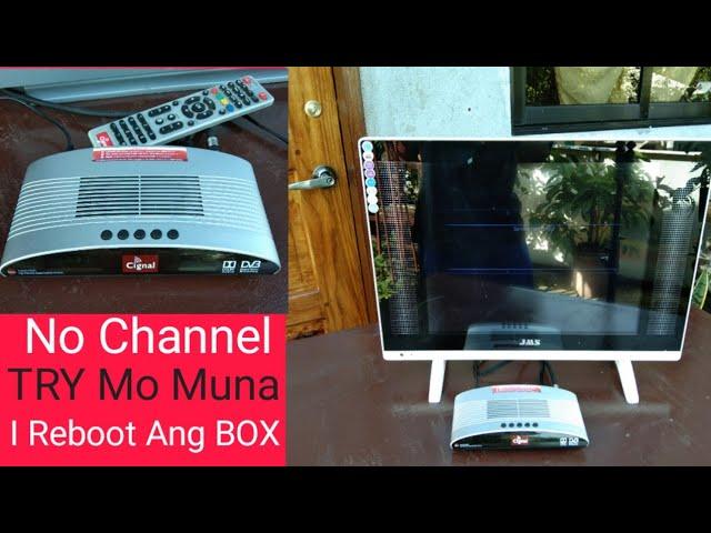 REBOOT HOW TO REBOOT CIGNAL HD BOX NO CHANNEL All CHANNEL NOT WORK