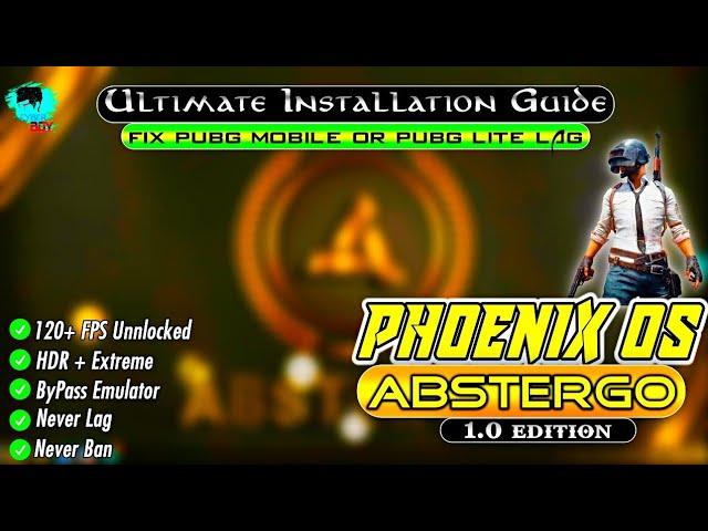 Fix Lag in Phoenix OS | Phoenix OS Abstergo OS 1.0 | 120 FPS Guaranteed - Best android os for pc