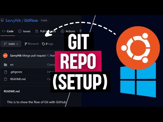 Git and GitHub REPO Setup for Beginners - Crash Course on Linux