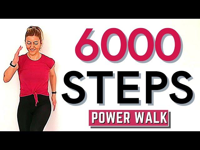 6000 STEPS IN 45 MIN WALKING WORKOUT AT HOMEFast Super Sweaty Walk for Calorie Burn/Weight Loss